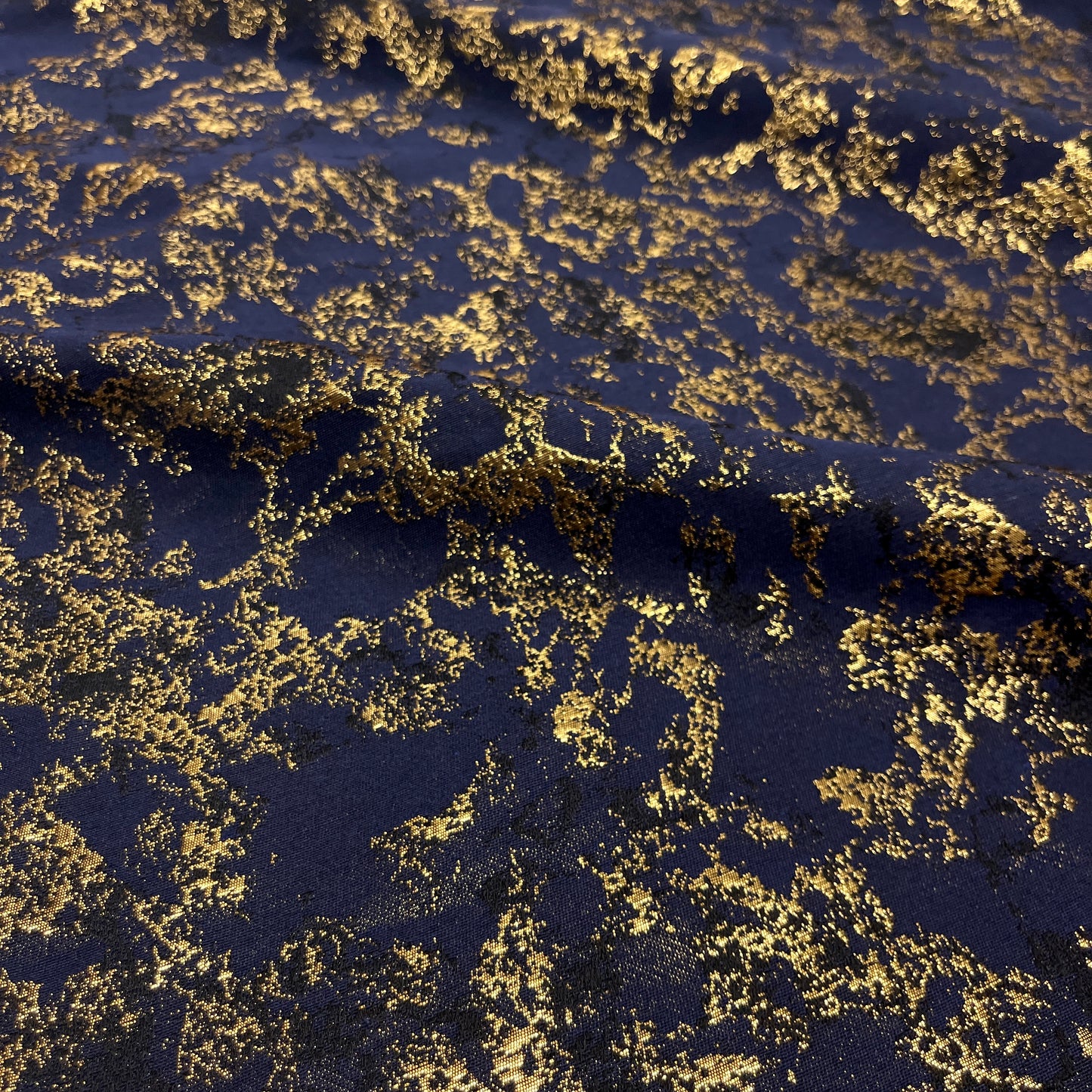 Jacquard  – Oro e Blu Scuro