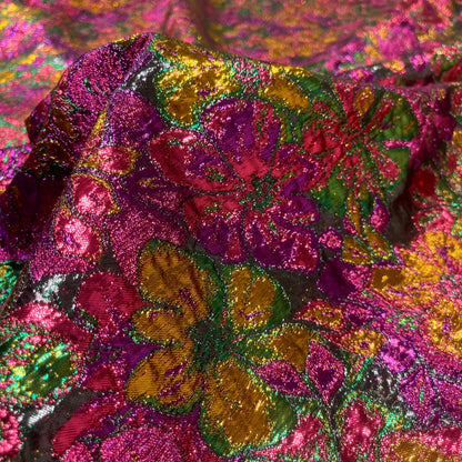 Jacquard Lurex Floreale Multicolor Luxury
