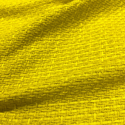 Tweed Cotone Giallo Limone