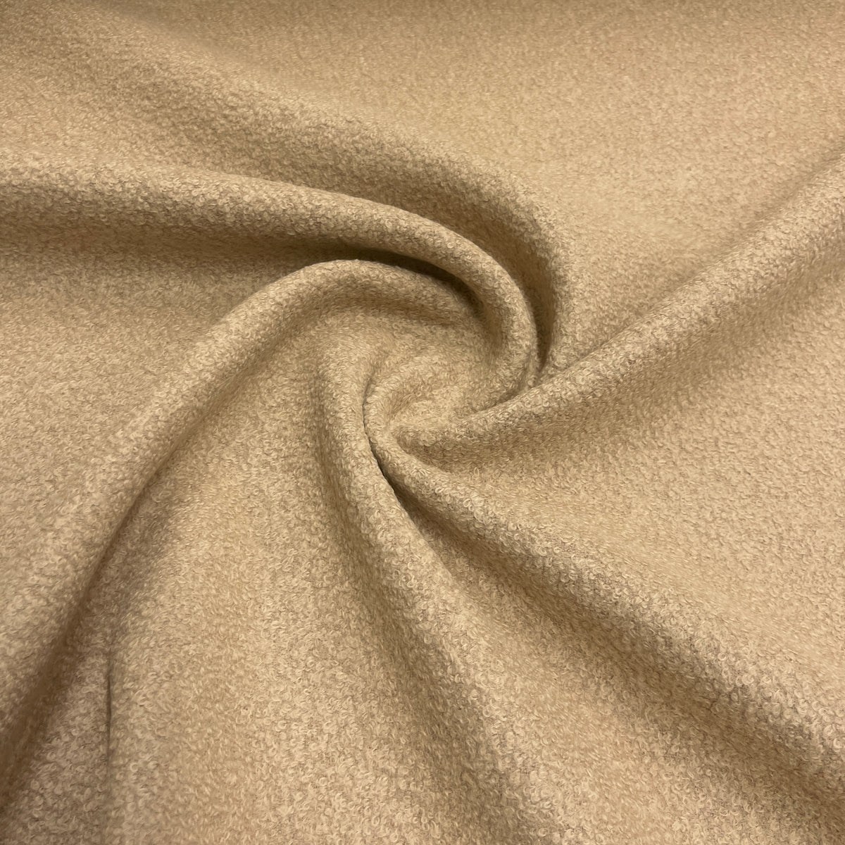 Lana Vergine e Baby Lama Doppio Bouclé – Beige