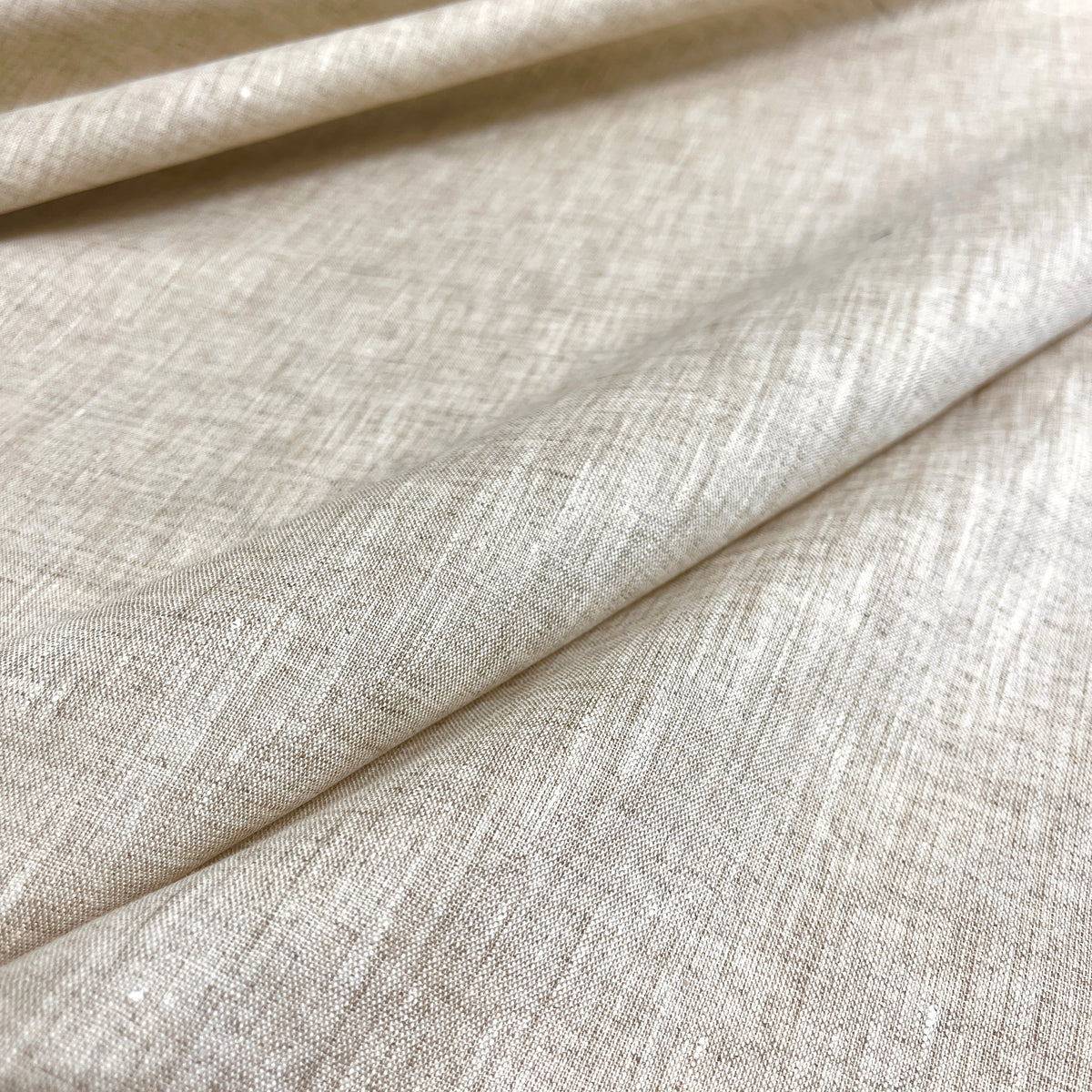 Pure Linen Melange Natural Beige
