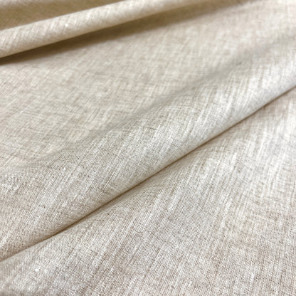 Pure Linen Melange Natural Beige