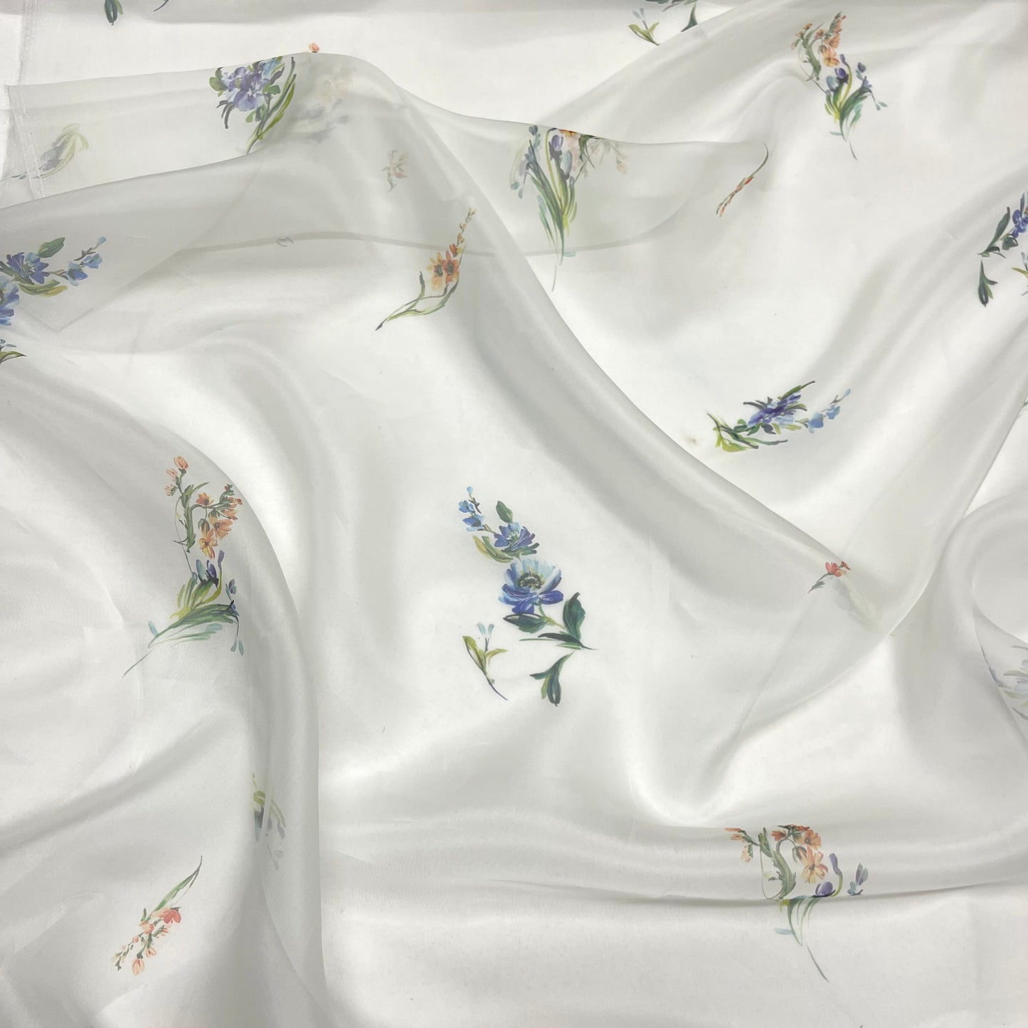 Organza di Seta - Micro Floreale