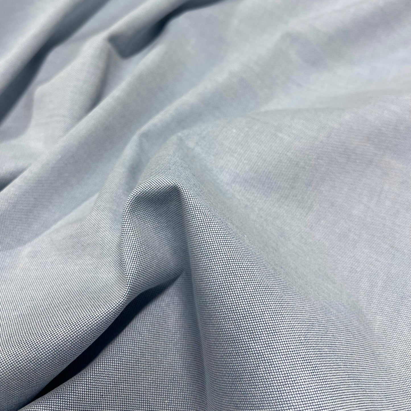 Cotone Oxford American Azzurro