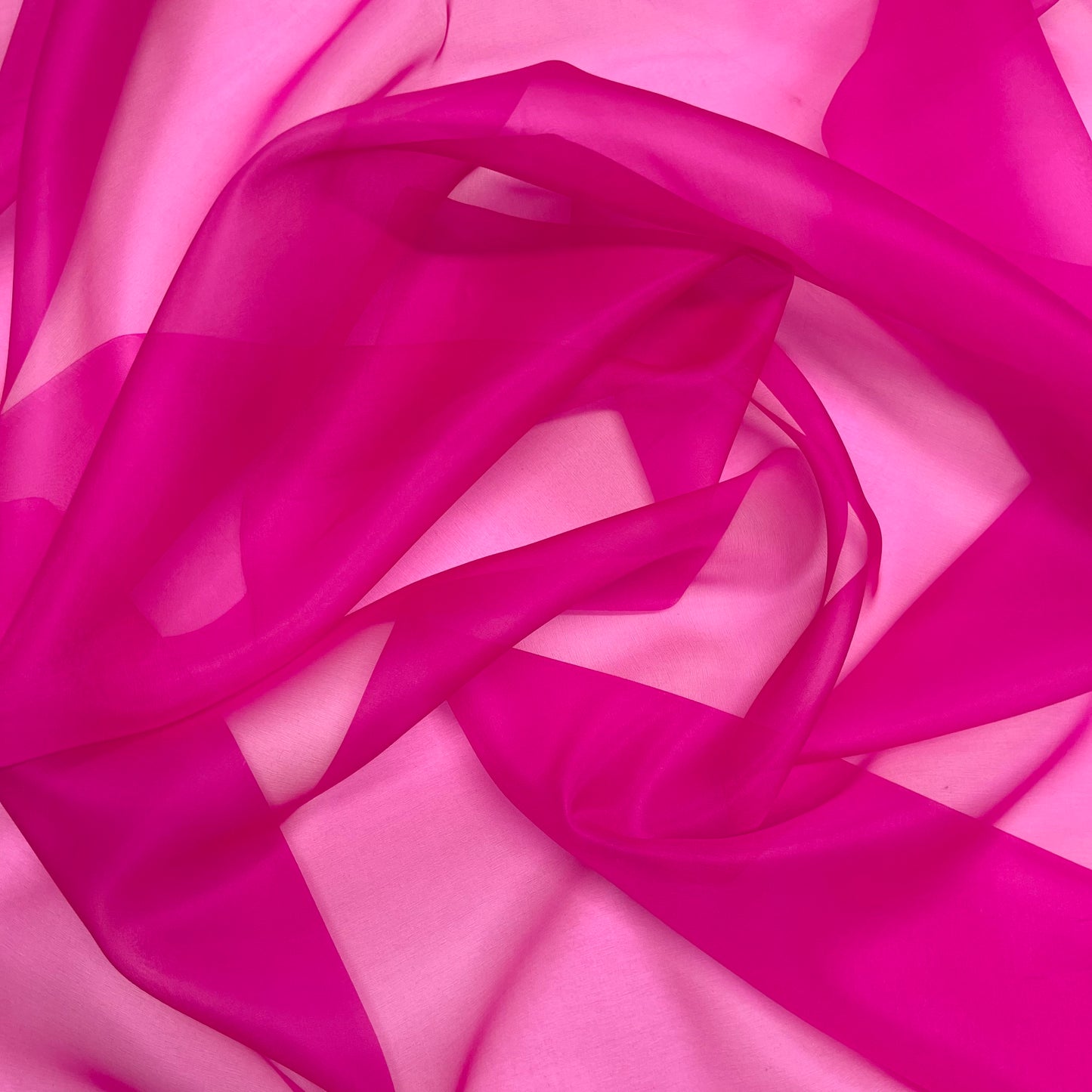 Organza di Seta – Rosa Fucsia