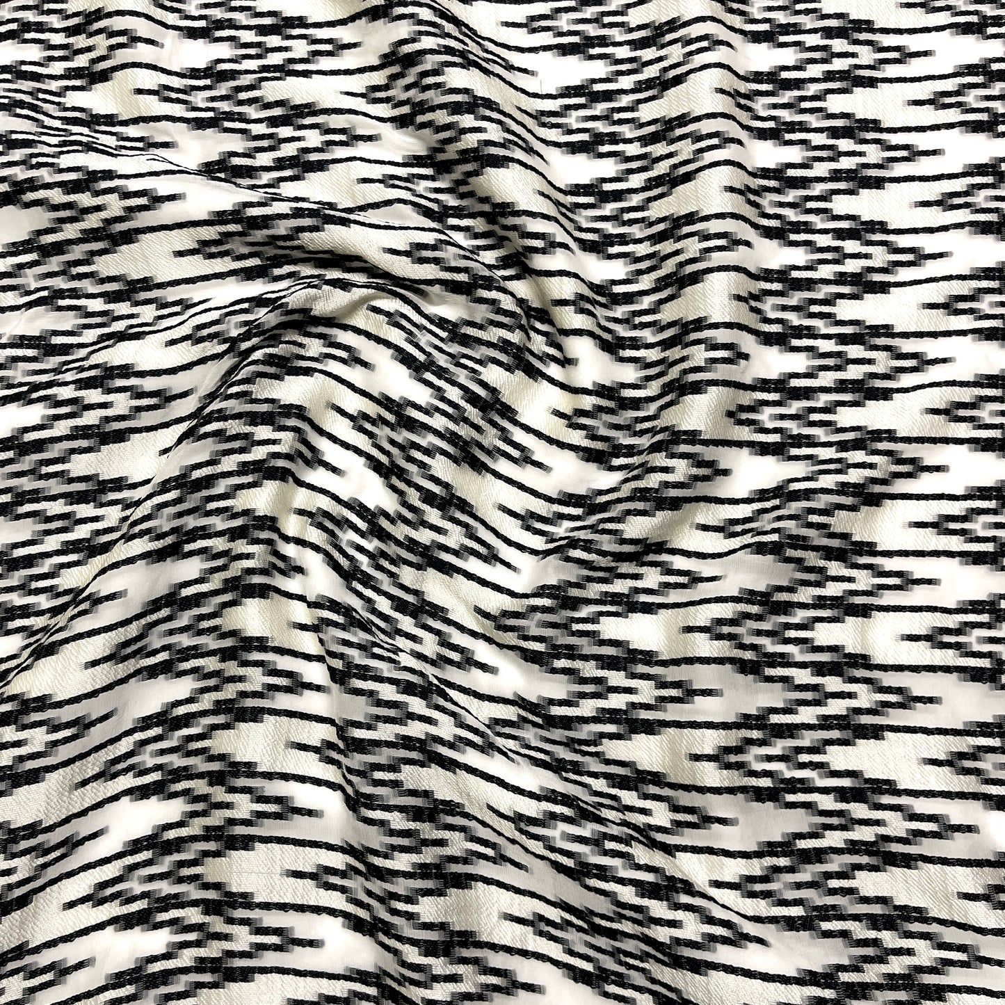 Fil Coupé Jacquard Floreale Lurex Acquamarina