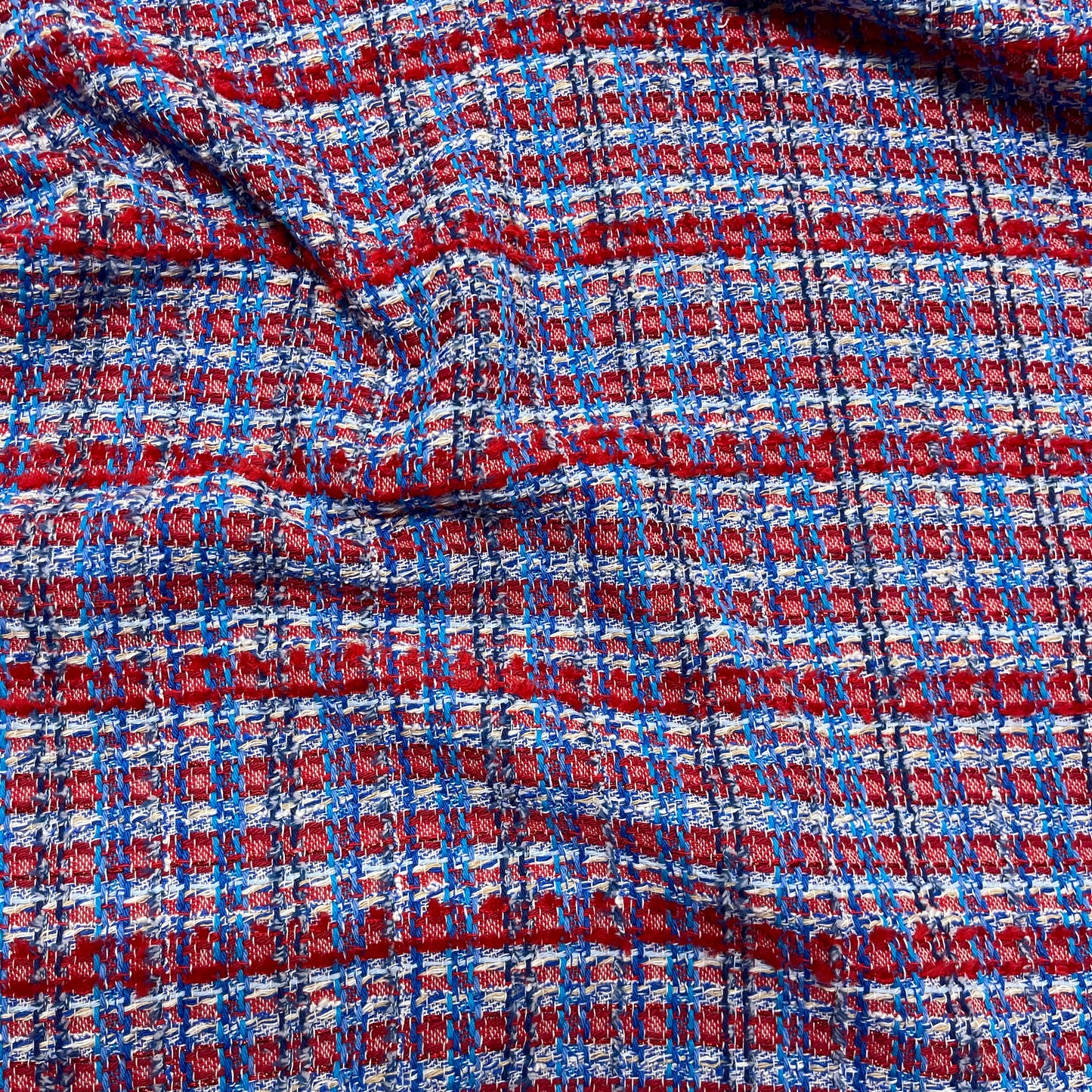 Tweed Bouclè Blu