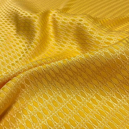 Jacquard Yellow Geo Pattern