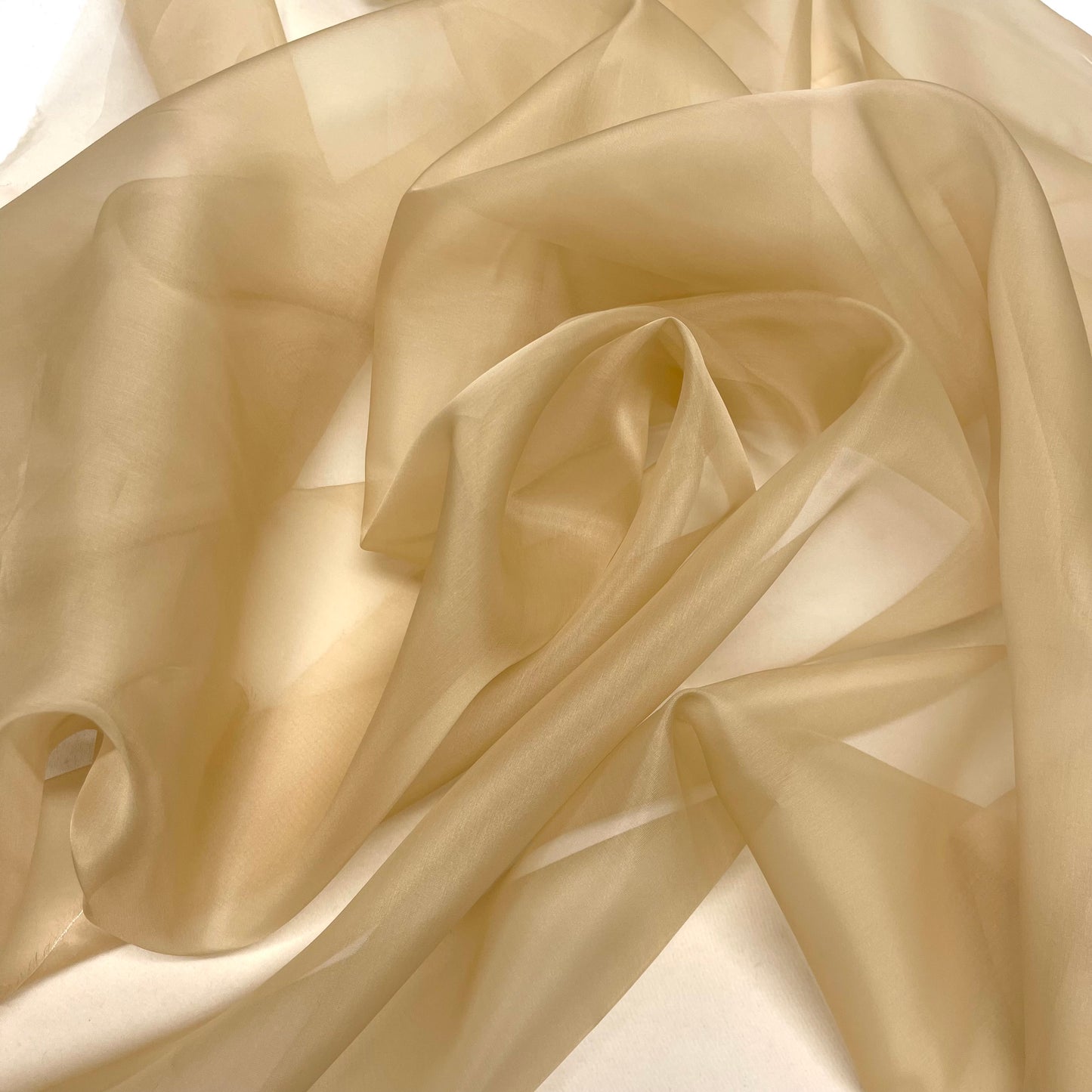 Organza di Seta – Beige Medio