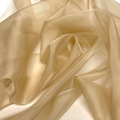 Organza di Seta – Beige Medio