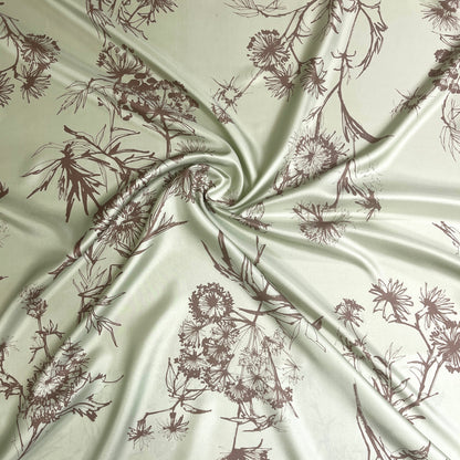 Twill di Seta Fantasia Botanica Salvia