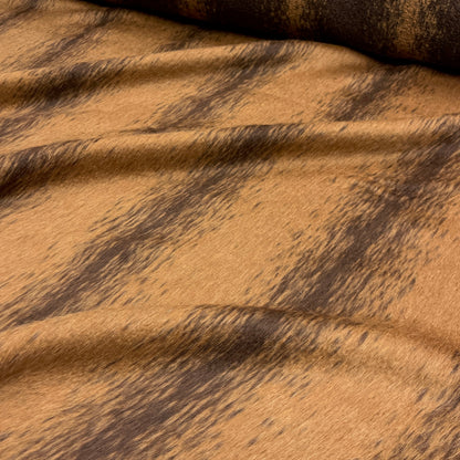 Baby Llama and Heavy Virgin Wool – Long Brown Hair