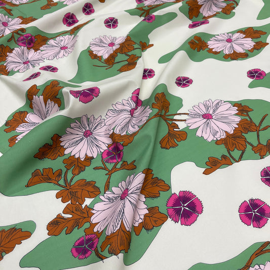Multicolour Floral Poplin Cotton