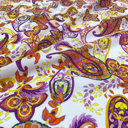Cotone Leggero-Paisley multicolor