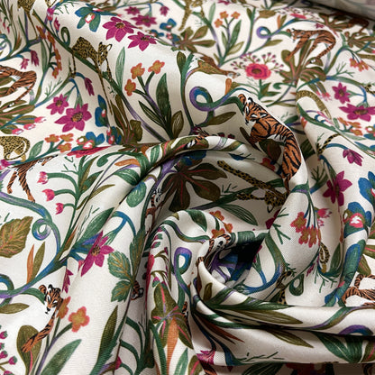 Viscose Cady - Blooming Jungle Twill