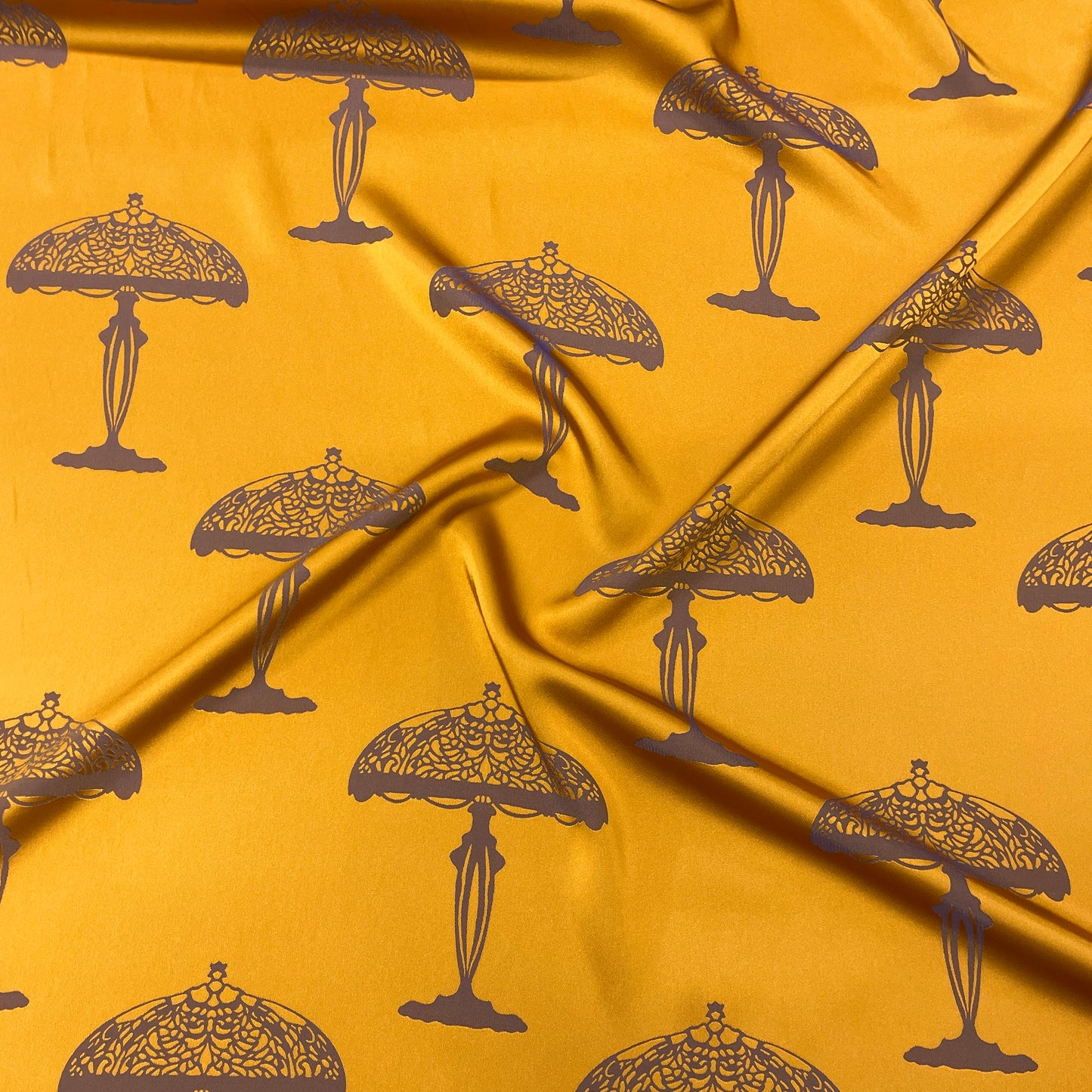 Jacquard Viscosa e Acetato - Ombrelli Senape