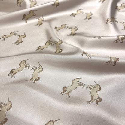 Twill di Seta Unicorni Avorio