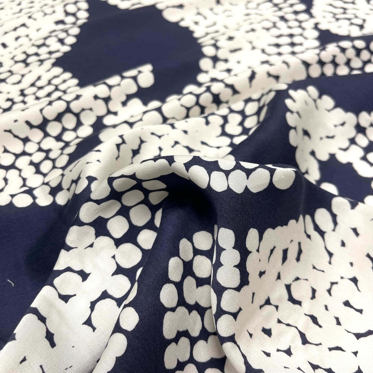 Viscose Satin Blue
