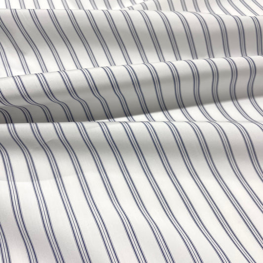 Striped Poplin Cotton