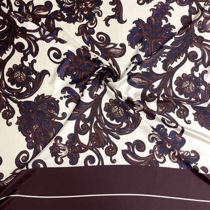 Twill di Seta -  Barocca con Bordo 27 cm