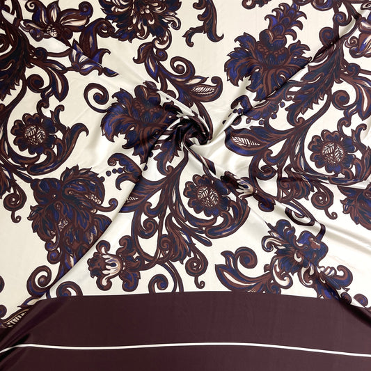 Twill di Seta -  Barocca con Bordo 27 cm