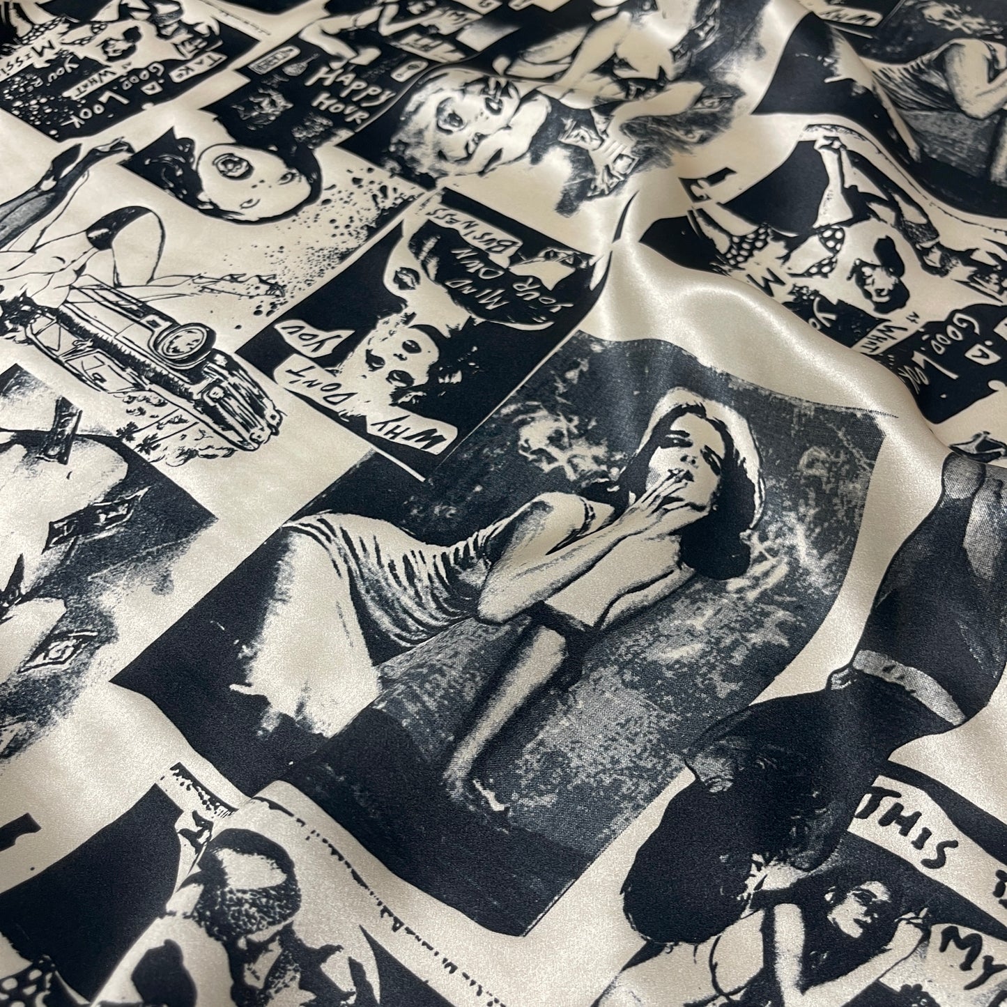 Raso di Seta - Pop Art Bianco & Nero