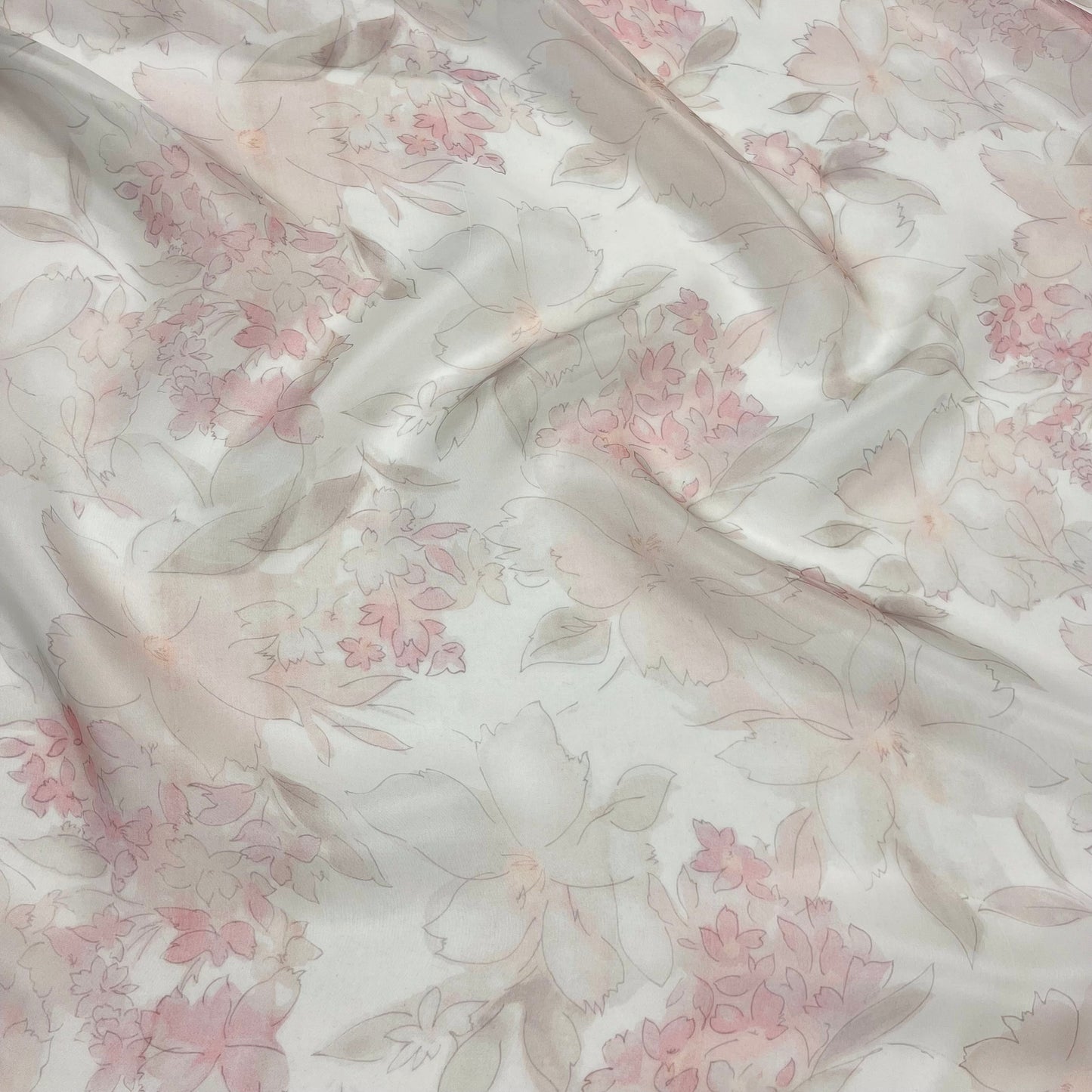 Silk Organza - Delicate Floral