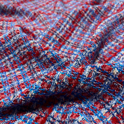 Tweed Bouclè Blu