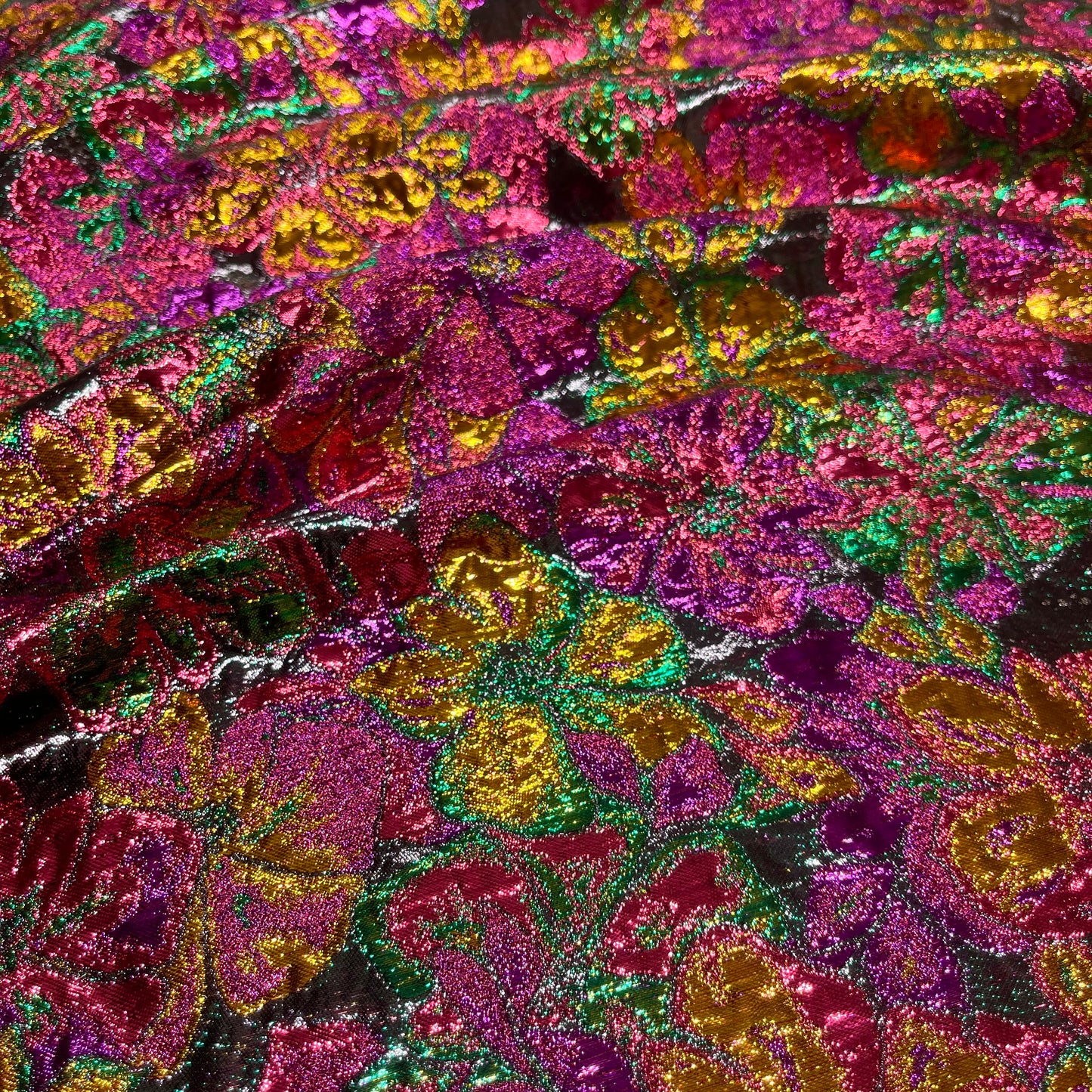 Jacquard Lurex Floreale Multicolor Luxury
