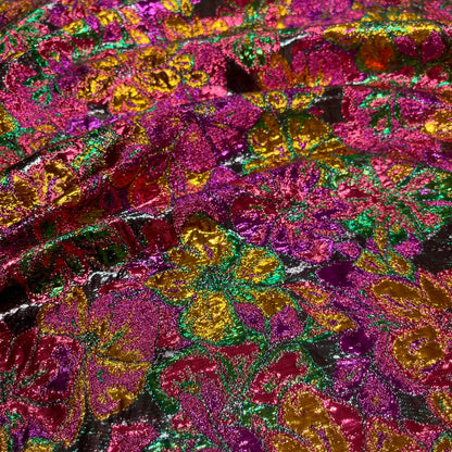 Jacquard Lurex Floreale Multicolor Luxury