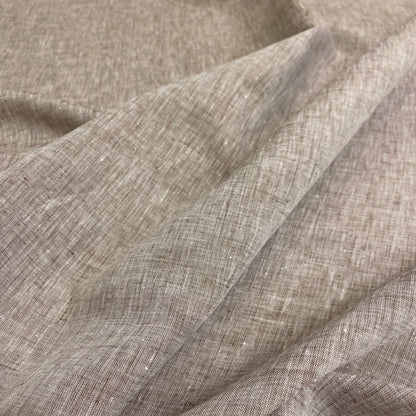 Puro Lino Melange Marrone Naturale