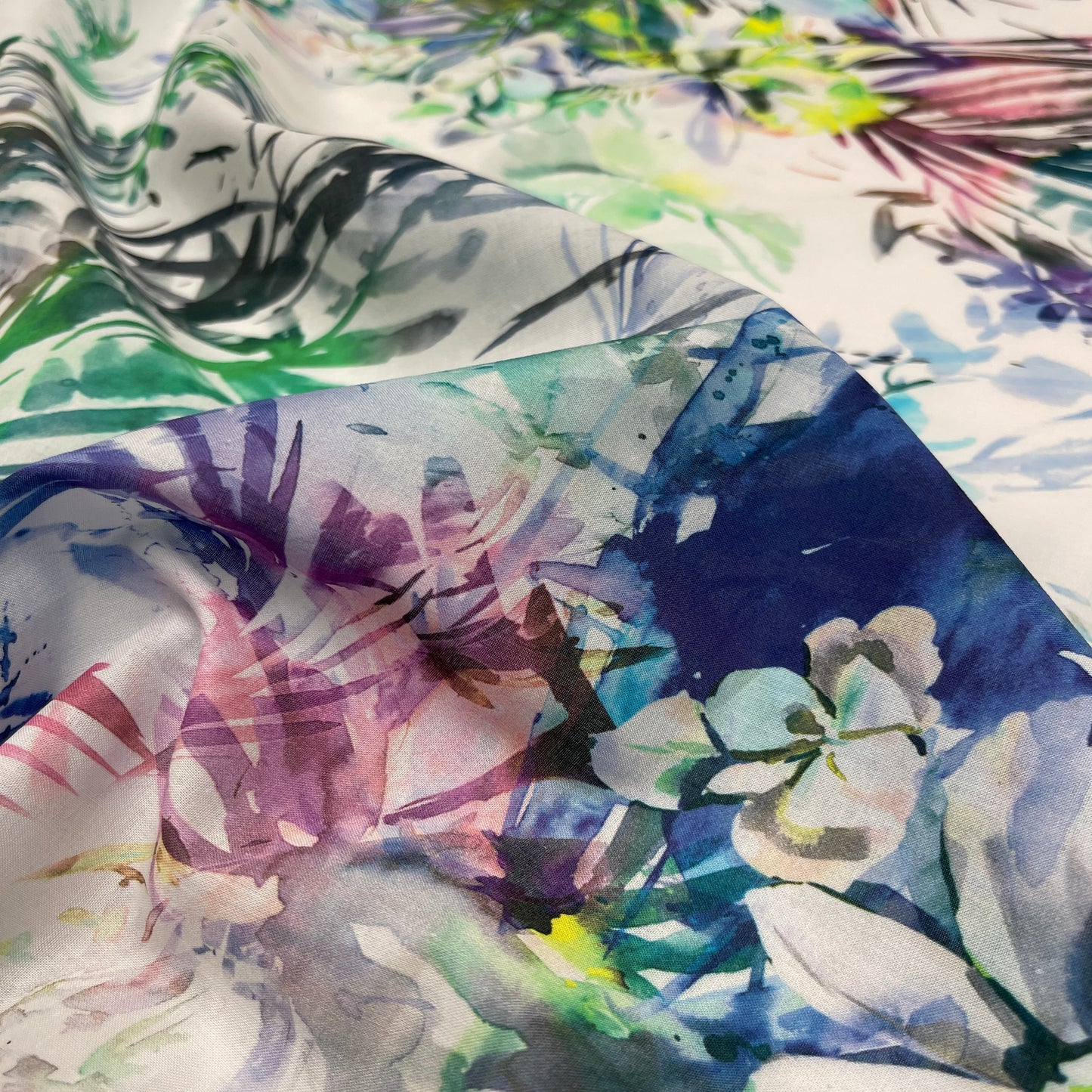 Cotone Fantasia Tropicale Acquerello 2