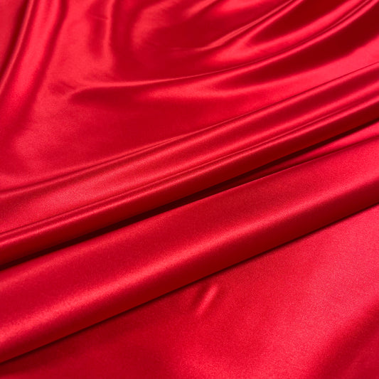 Red Silk Satin