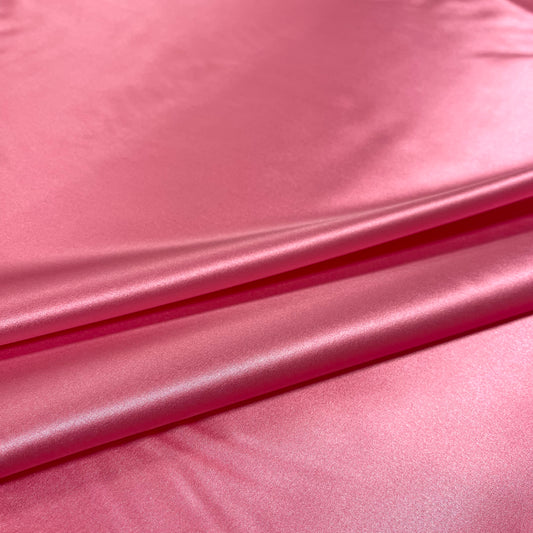 Stretch Silk Satin Pink