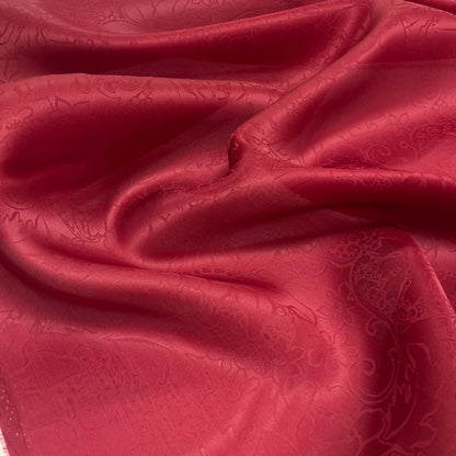 Double Silk Jacquard Organza – Bordeaux