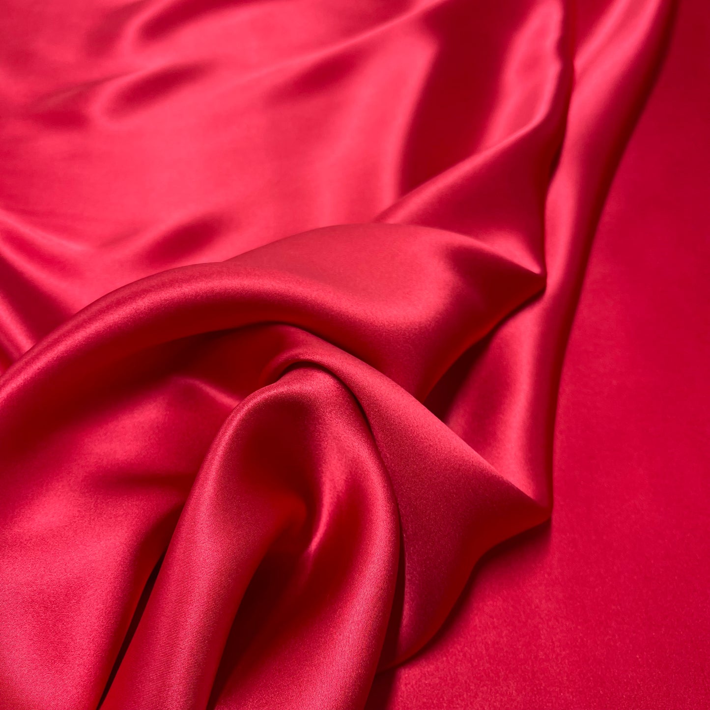 Raso di Seta Rosso Fragola