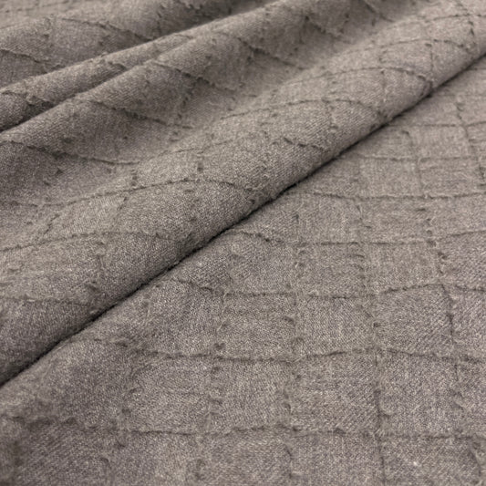 Lana e Cashmere Jacquard – Grigio