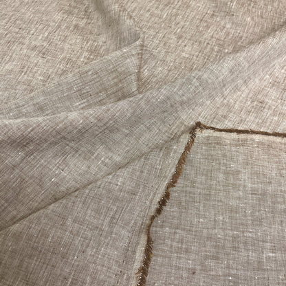 Puro Lino Melange Marrone Naturale