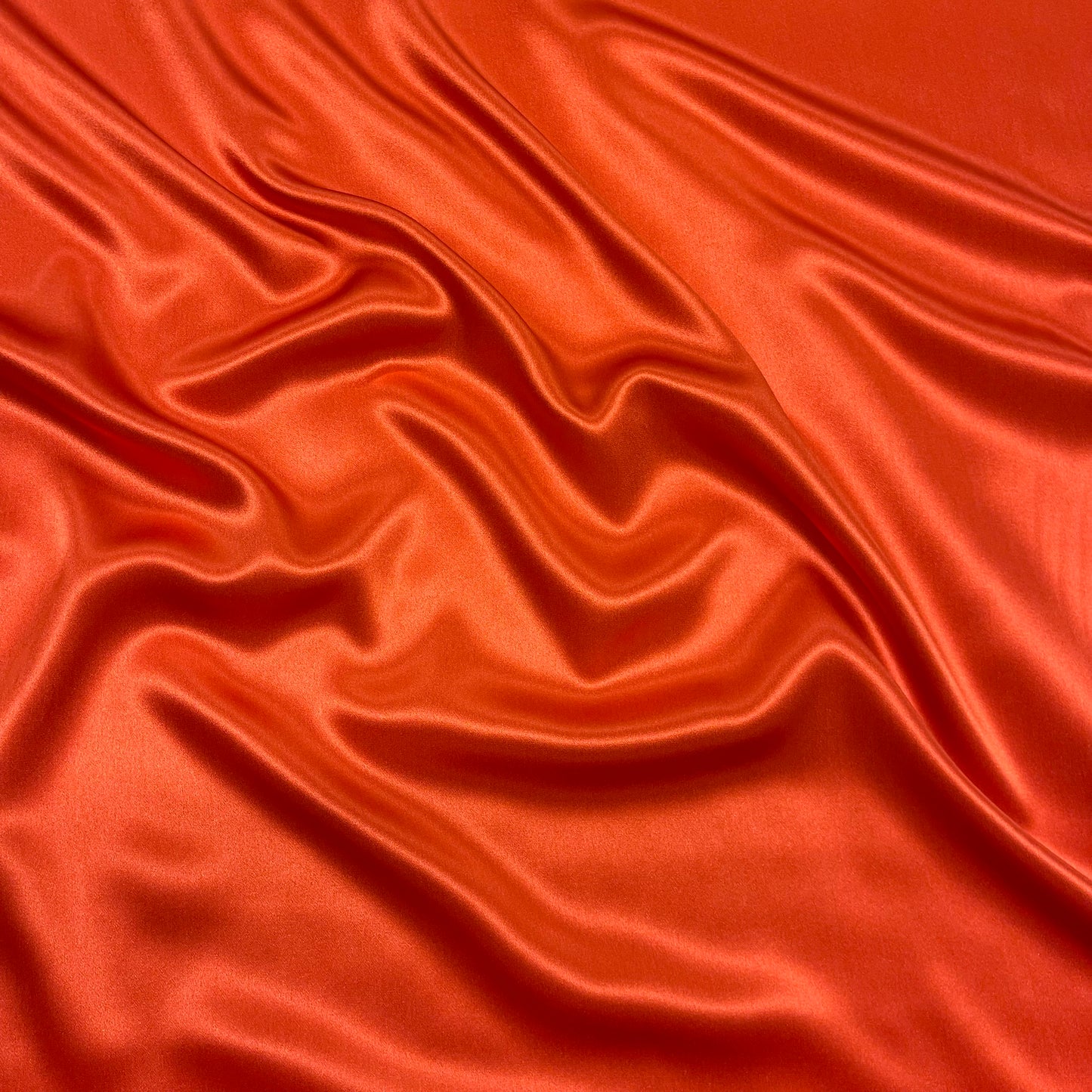 Orange Silk Satin