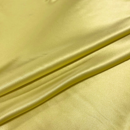 Raso di Seta Giallo Limone
