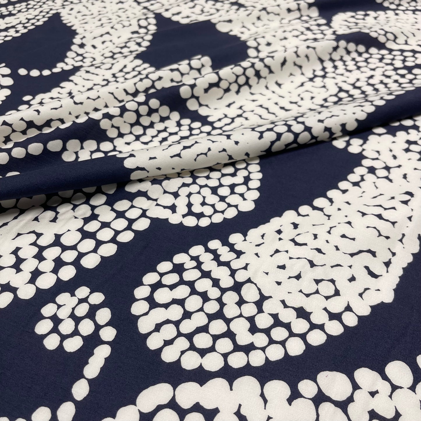 Viscose Satin Blue