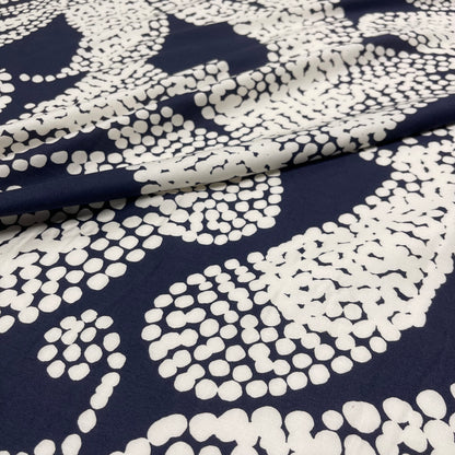 Viscose Satin Blue