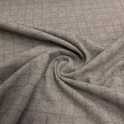 Jacquard Wool and Cashmere – Grey