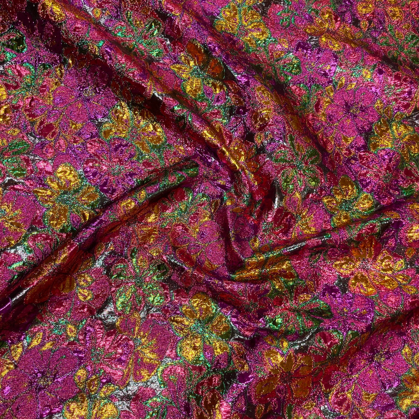 Jacquard Lurex Floreale Multicolor Luxury