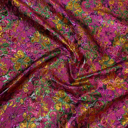 Jacquard Lurex Floreale Multicolor Luxury