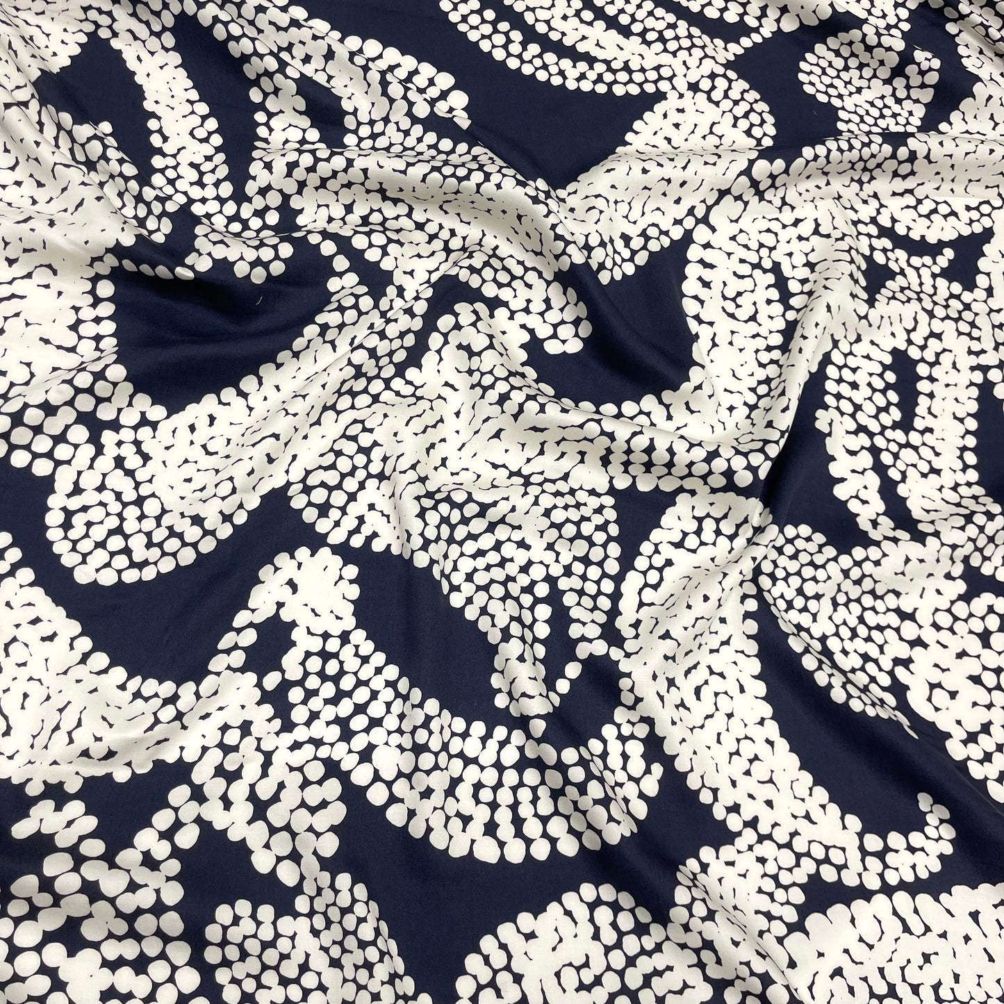 Viscose Satin Blue