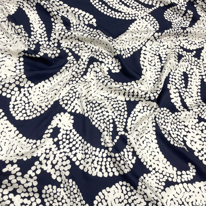 Viscose Satin Blue