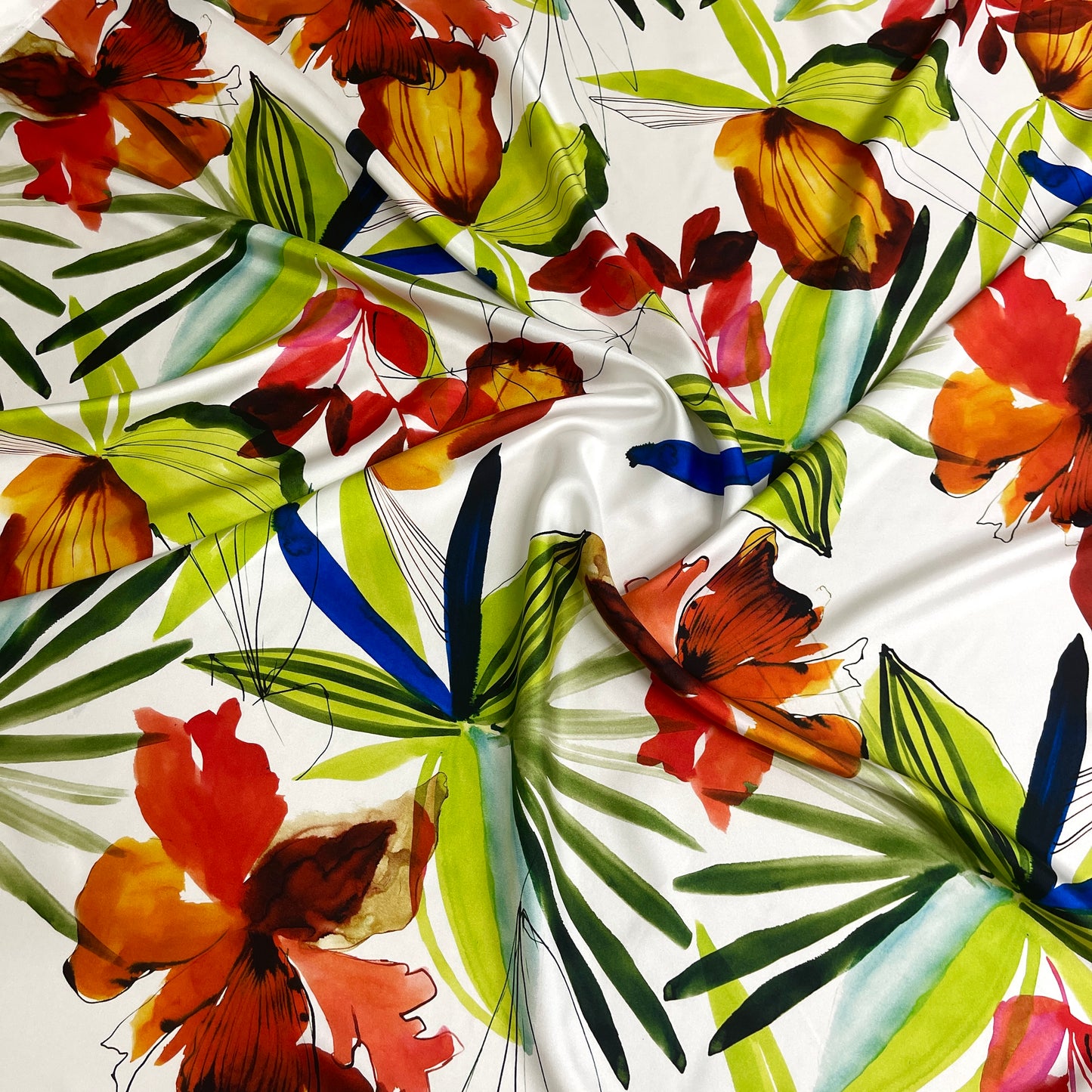 Twill di Seta Floreale| 3,00 × 1,40 m
