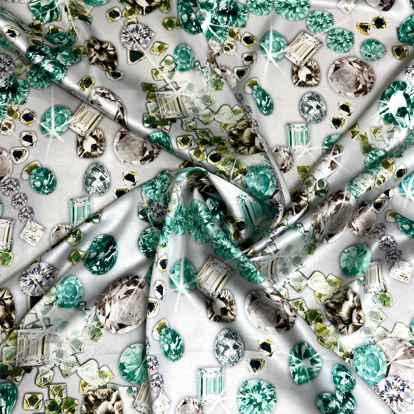 Raso di Seta Elasticizzato Gioielli ( 1 )  – 1,80 × 1,40 m