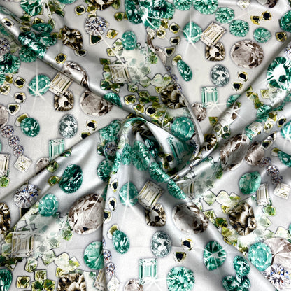 Raso di Seta Elasticizzato Gioielli ( 1 )  – 1,80 × 1,40 m